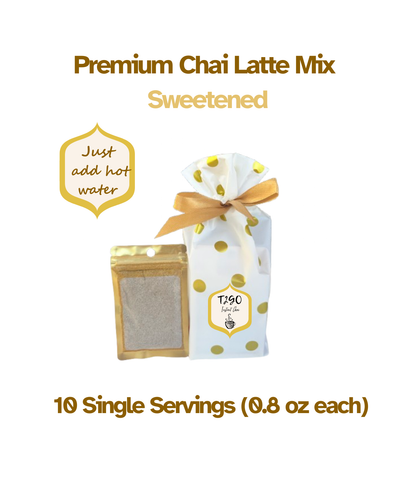 Premium Chai Latte Sweetened - Single Servings