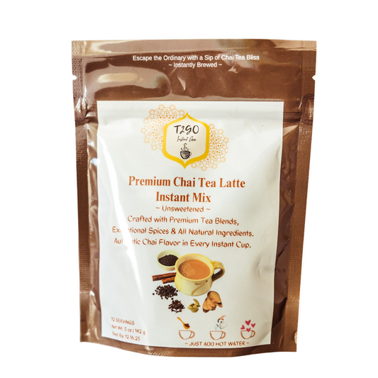 Unsweetened Pure Assam Chai Latte Mix (5 oz) | Sugar-Free Instant Chai Powder – T2GO Chai