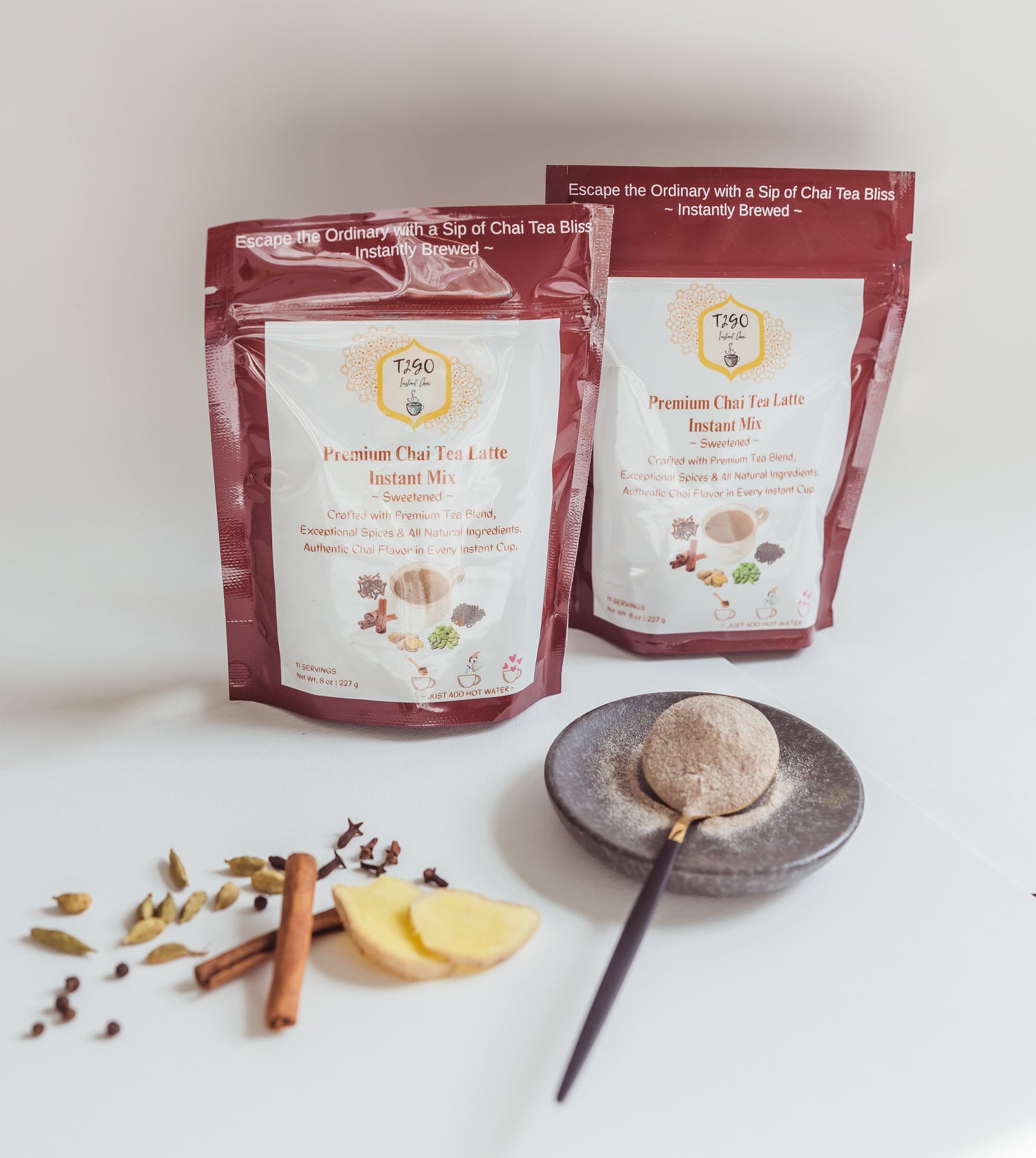 Premium Chai Latte Sweetened - 8 oz bag