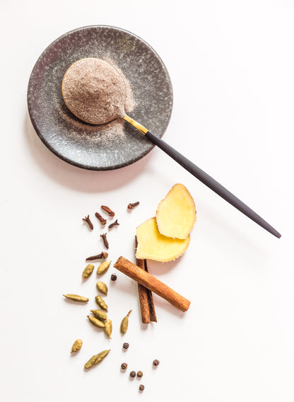 Turmeric Milk 5 oz and Unsweetened Loose Pack 5 oz