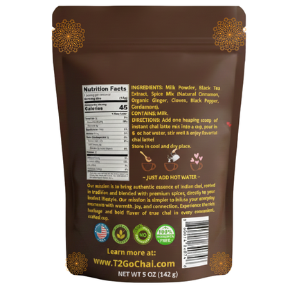 Unsweetened Cardamom Chai Latte Mix