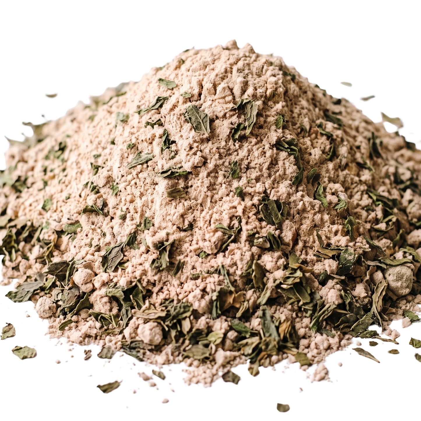 Close-up of T2GO Mint Chai Masala flecked with dried mint