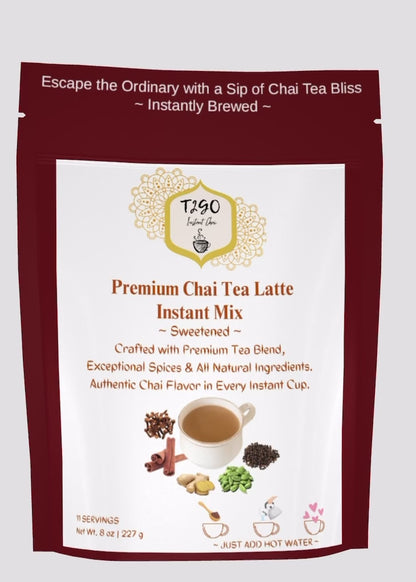 Premium Chai Latte Sweetened - 8 oz bag