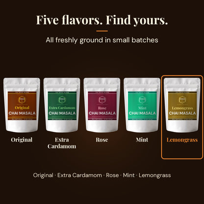 Lemongrass Chai Masala – Citrusy Chai Spice Blend 2 oz